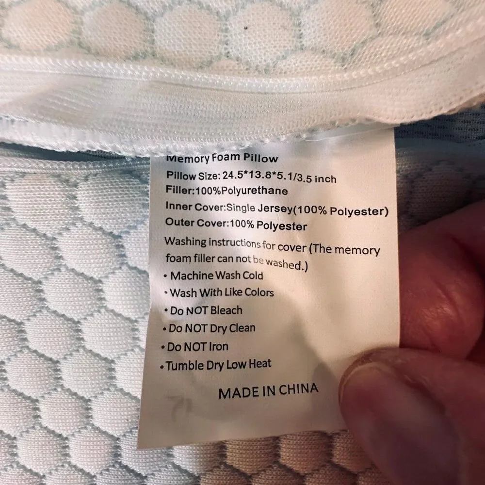 Pillow Cervical Pillow With Memory Foam NWOT